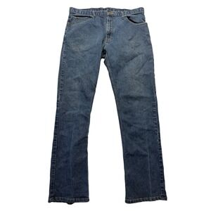 Dickies Denim Jeans Classic Fit Straight Leg Blue‎ Jeans Mens Size 36x34